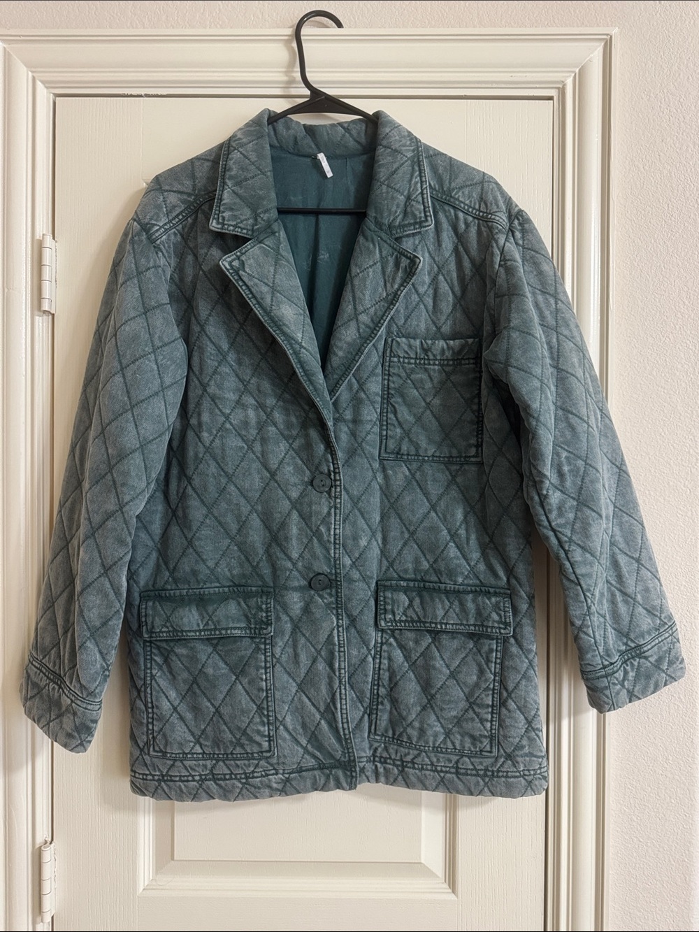 YFB Quilted Jacket Dark Teal
